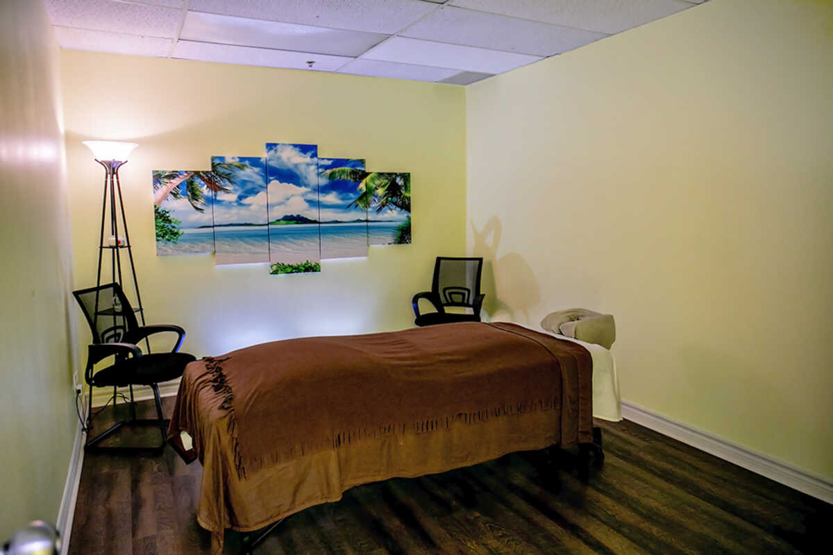 Massage Therapy Room at the New Location of Elite Training Facility
