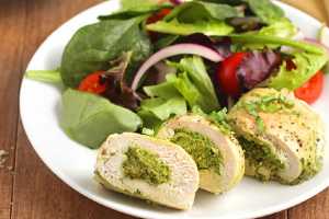 Parmesan and Pesto Stuffed Chicken by Elite Training Facility