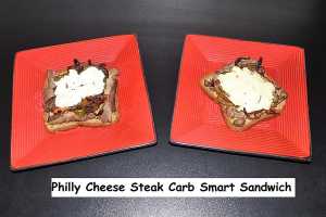Philly Cheesesteak Carb Smart Sandwich by Elite Training Facility