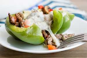 Philly Cheesesteak Stuffed Peppers by Elite Training Facility
