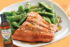 Sesame Salmon with Snap Peas by Elite Training Facility